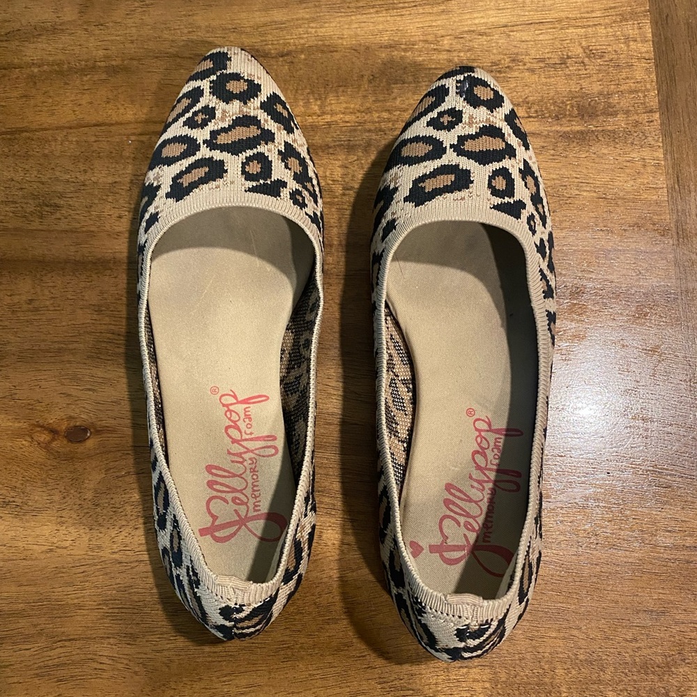 Flat Shoes | Leopard Print | Size 7